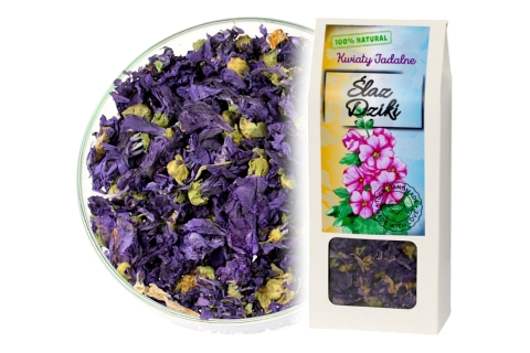 Kwiaty Jadalne MALWA ŚLAZ DZIKI (15g) Do Dekoracji, Naparów i Na Prezent